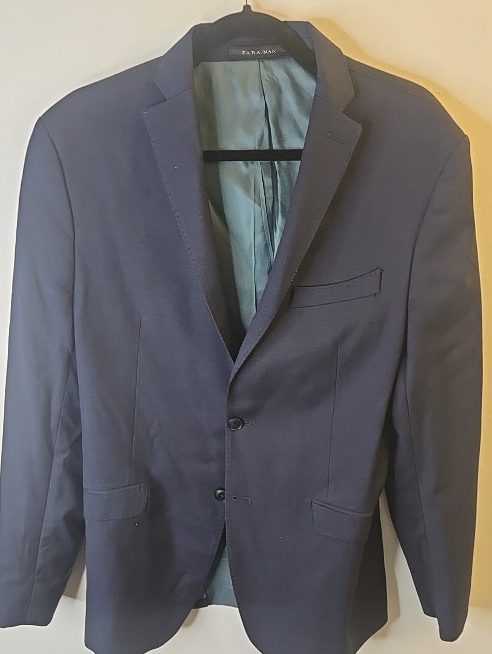 Zara Navy Blue Classic Blazer